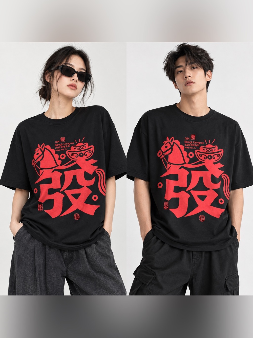 🐎 2026 Year of the Horse Unisex Graphic T-Shirt — NWT